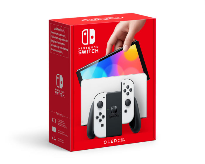 Nintendo Switch Konsol OLED - Svart & Vit