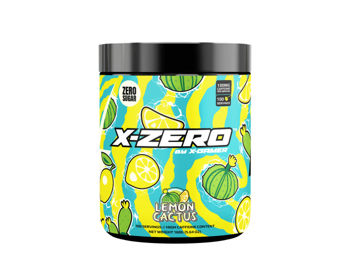 X-Gamer X-Zero Lemon Cactus - 100 Serveringar